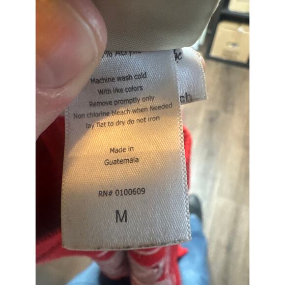 Junk Food Budweiser Long Sleeve Shirt Red Genuine Logo Tee Men’s M - Picture 7 of 8